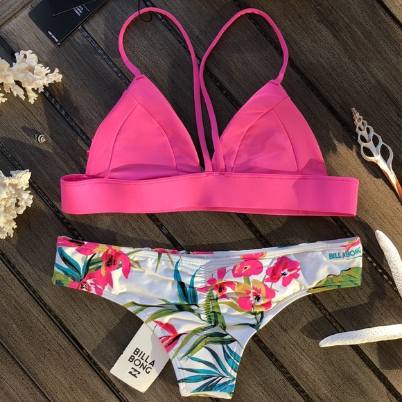 🌴🔆HURLEY- BILLABONG QUICK DRY ISKAND HOP BIKINI - Picture 12 of 12